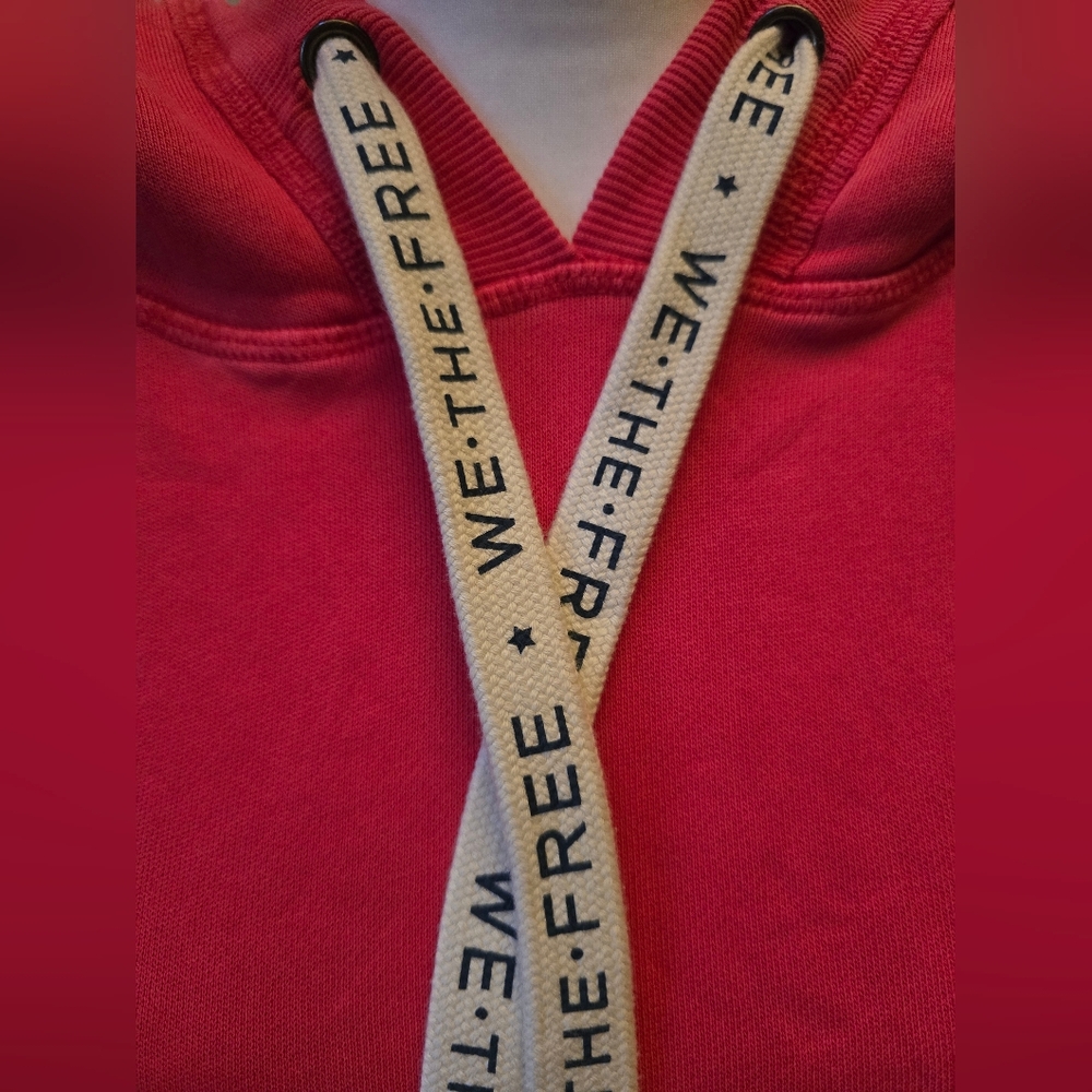 NWT We The Free We Hoodie In High Risk Red - Picture 7 of 10